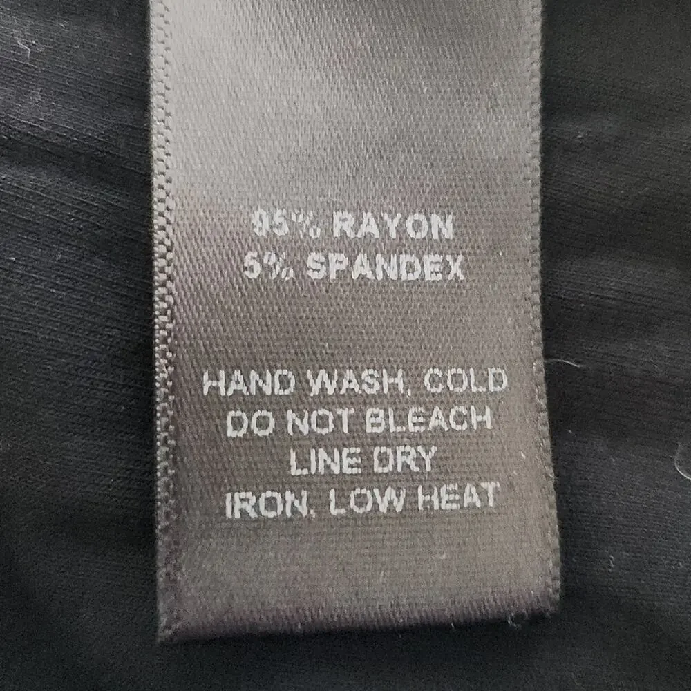 Lulu's Dress Size Large Lace Up Front Bodycon Long Sleeve Black Mini Dress - Picture 8 of 8